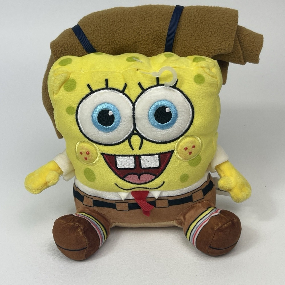 SpongeBob SquarePants Kamp Koral Camper Sponge Plush Stuffed 6" Toy Nickelodeon
